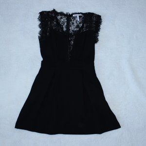 BCBGeneration Black Dress with Lace Size 6